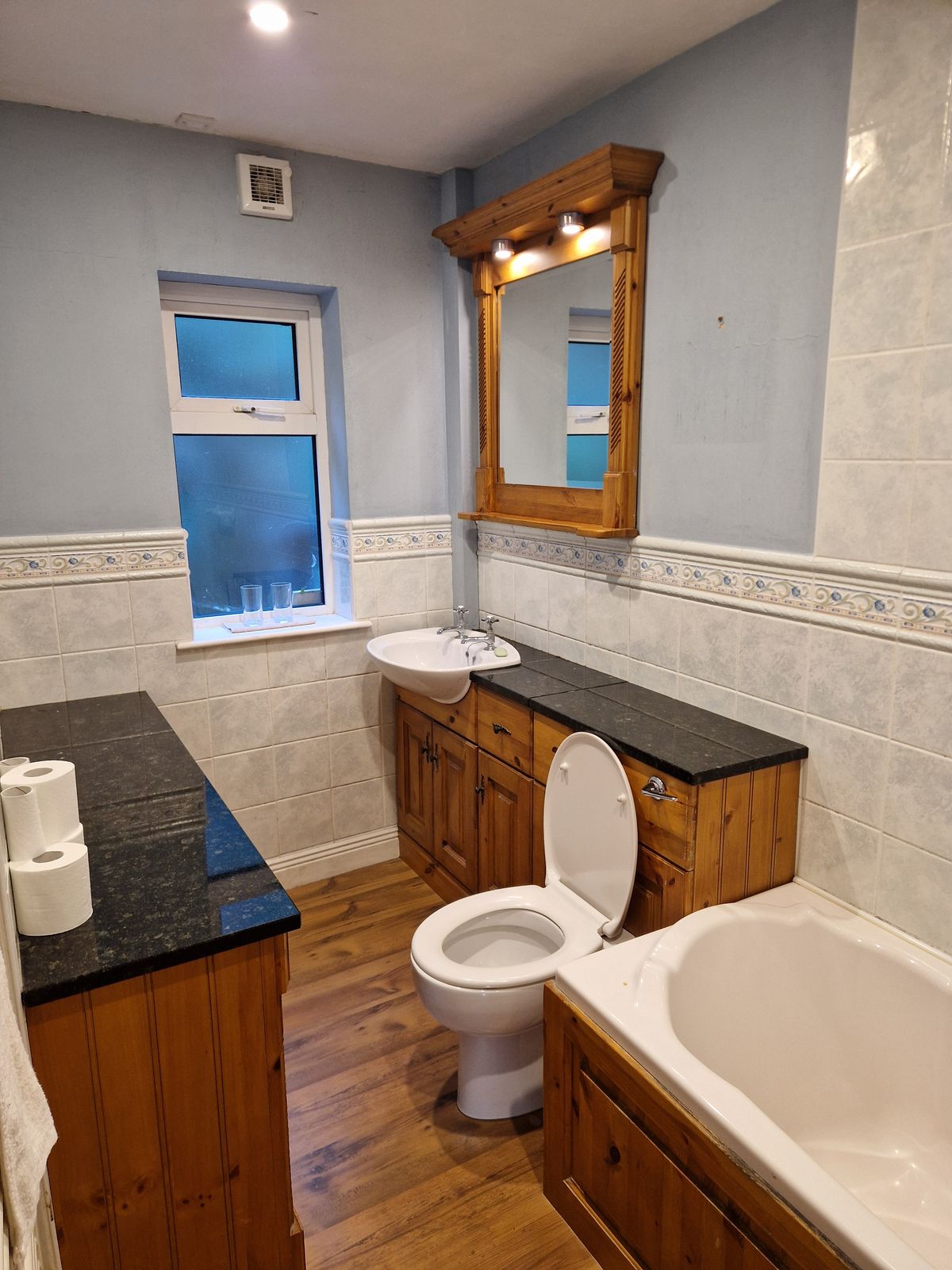 The bathroom